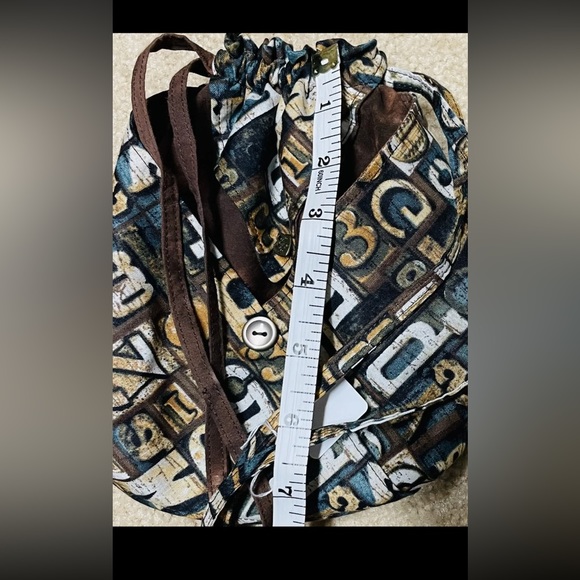 Bag & Clutch set handmade small new quirky cute monkey numbers - Picture 8 of 12